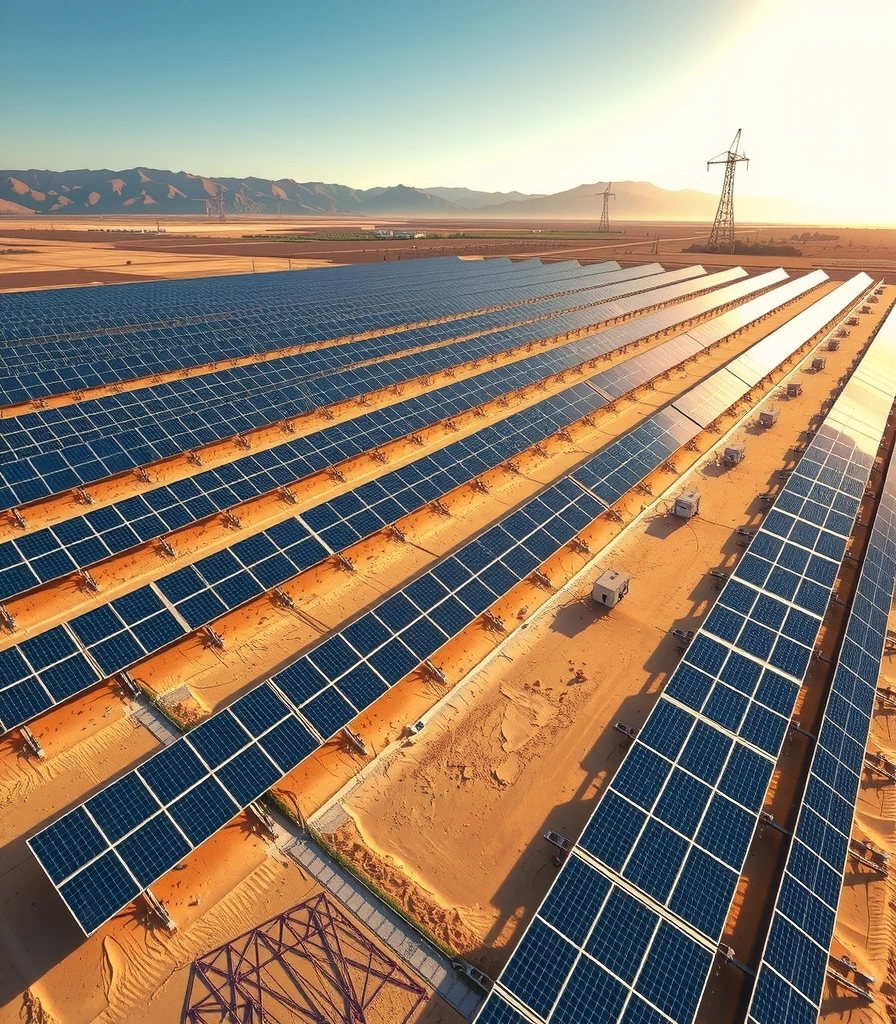 Utility-scale renewable installation